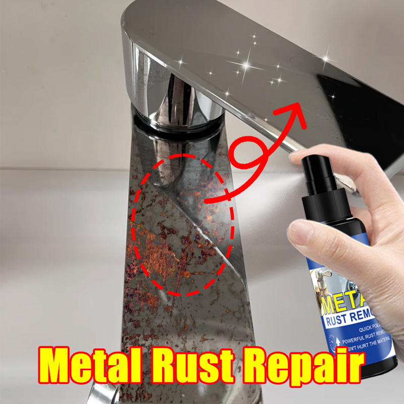 Furniture Hardware Cleaner - สเปรย์กำจัดสนิม น้ำยาทำความสะอาดโลหะ สำหรับอุปกรณ์ทำสวน เครื่องใช้ไฟฟ้า เฟอร์นิเจอร์ และชิ้นส่วนโลหะที่เป็นสนิม