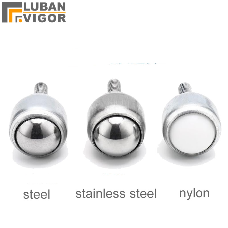 Furniture Screw Type - CY19D CY25 สกรู universal ลูกปืนล้อประเภทปั๊มเหล็กคาร์บอนสแตนเลสลูกไนลอนยืดหยุ่น Transfer