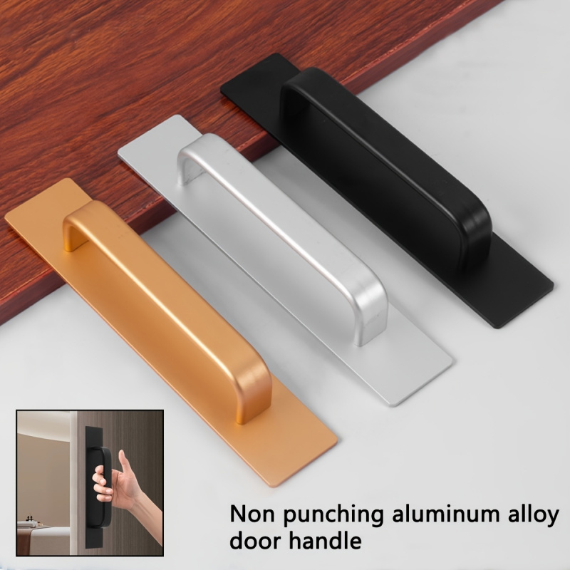 Furniture Hardware And Fittings - มือจับตู้แบบติดกาวในตัว ไม่ต้องเจาะ/อุปกรณ์เสริมฮาร์ดแวร์ประตูเฟอร์นิเจอร์ในบ้าน อุปกรณ์เสริม ชิ้นส่วน อุปกรณ์
