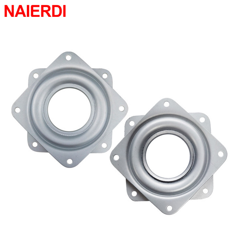Furniture Hardware And Fittings - NAIERDI 3 นิ้วแผ่นเฟอร์นิเจอร์TurntableหมุนSolid Steel Ball Bearingหมุน