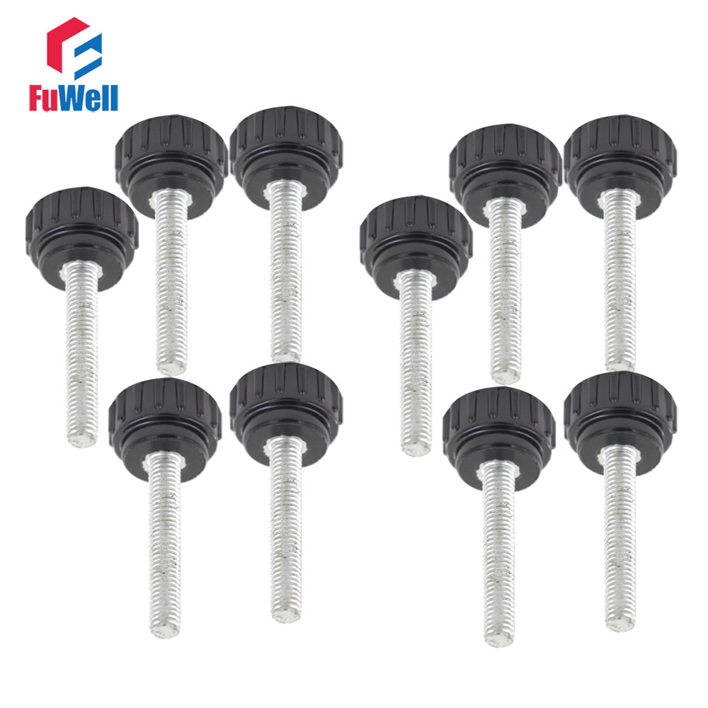 Furniture Screw Type - 10 ชิ้น M4 ด้าย 15 มิลลิเมตรหัวด้ามจับลูกบิด