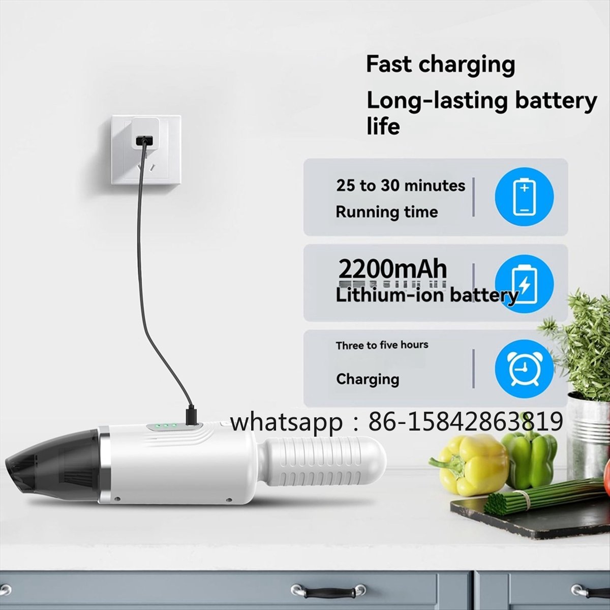Furniture Hardware Cleaner - เครื่องดูดฝุ่นในรถยนต์, เครื่องดูดฝุ่นไร้สายแบบมือถือสำหรับใช้ในบ้าน, กำลังดูดสูง, พร้อมฟังก์ชันเป่าและดูดฝุ่น, เครื่องเก็บฝุ่นสำหรับโต๊ะทำงาน