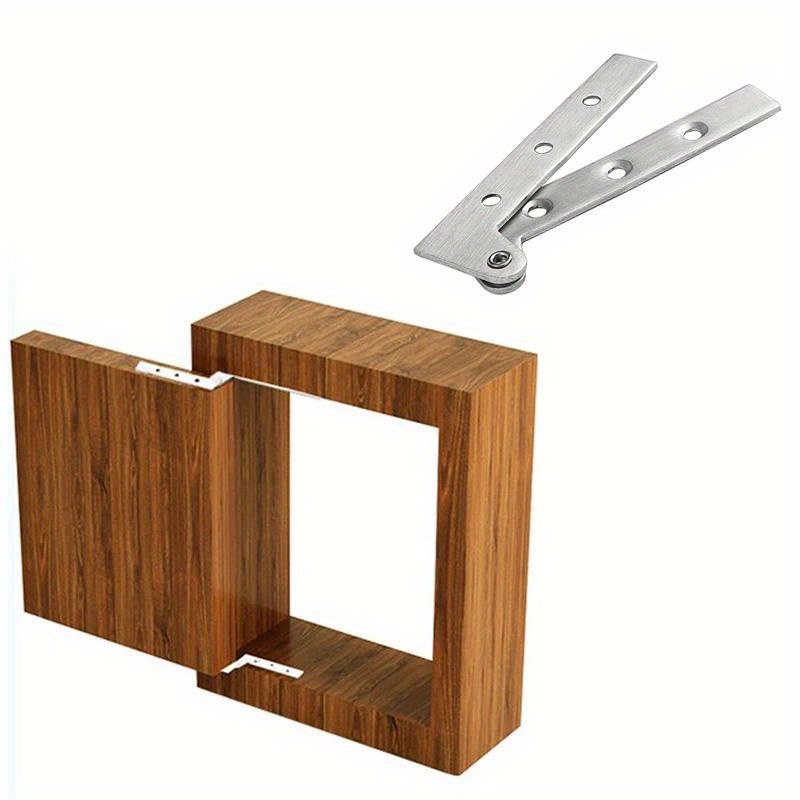 Furniture And Hardware Supplies - 5pcs สแตนเลสสตีลบานพับประตูสําหรับห้องครัวตู้เฟอร์นิเจอร์อุปกรณ์ซ่อนบานพับหน้าต่างอุปกรณ์เสริมฮาร์ดแวร์บ้าน