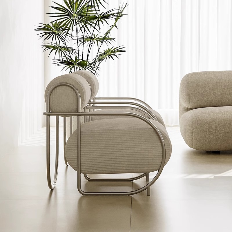 Furniture Hardware Business - โซฟาเดี่ยวสแตนเลสอิตาลี, เก้าอี้พักผ่อน, เก้าอี้รับประทานอาหาร, เก้าอี้เจรจาธุรกิจสไตล์ฝรั่งเศส