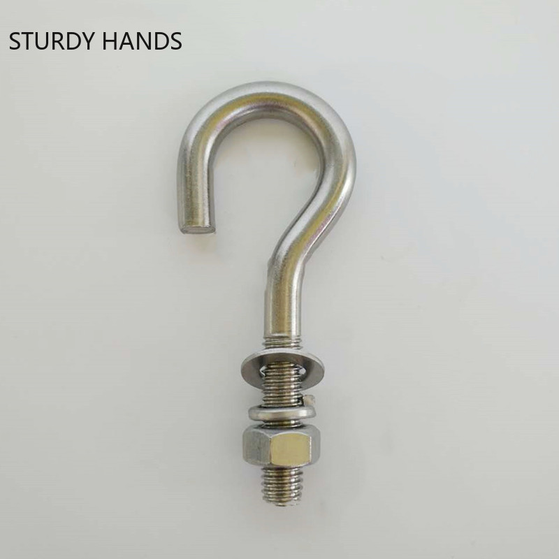 2pcs สแตนเลสสตีลตะขอแขวนบ้านระ - Furniture And Hardware Supplies บทวิจารณ์และราคา