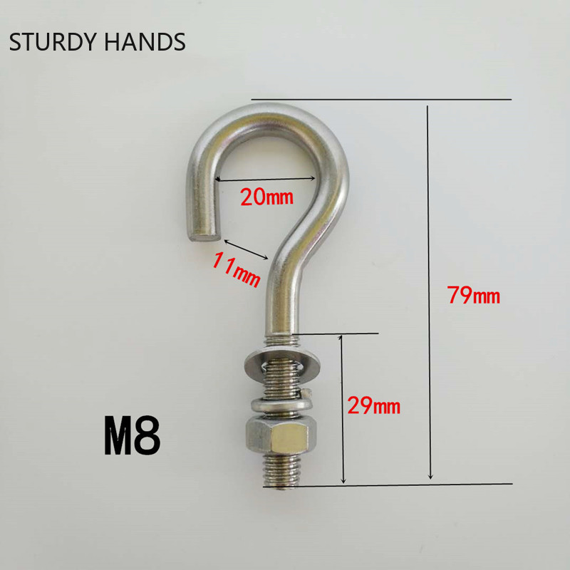 2pcs สแตนเลสสตีลตะขอแขวนบ้านระ - Furniture And Hardware Supplies บทวิจารณ์และราคา