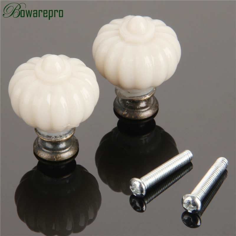 1Pc อะคริลิคงาช้างสีขาวฟักทองม - Furniture Hardware Factory บทวิจารณ์และราคา