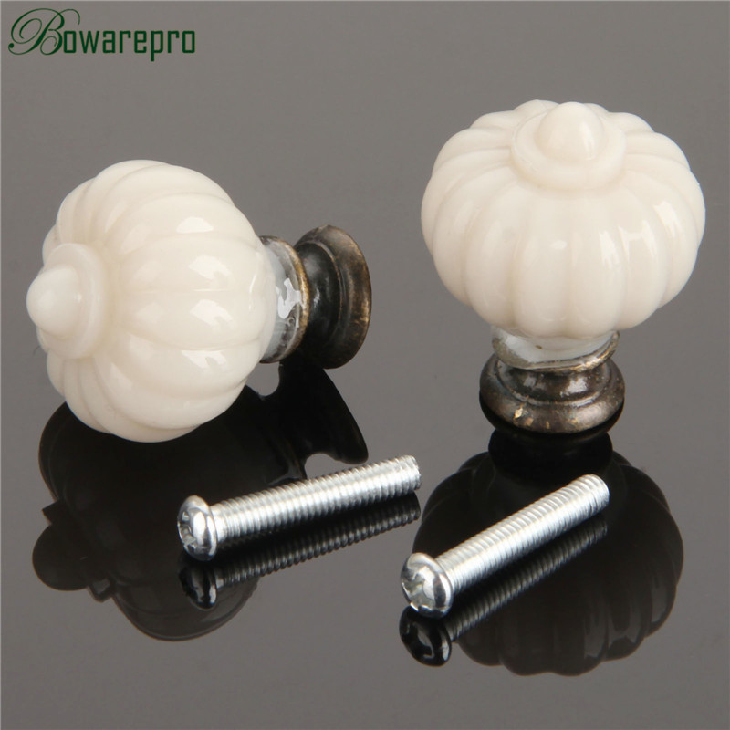 1Pc อะคริลิคงาช้างสีขาวฟักทองม - Furniture Hardware Factory บทวิจารณ์และราคา