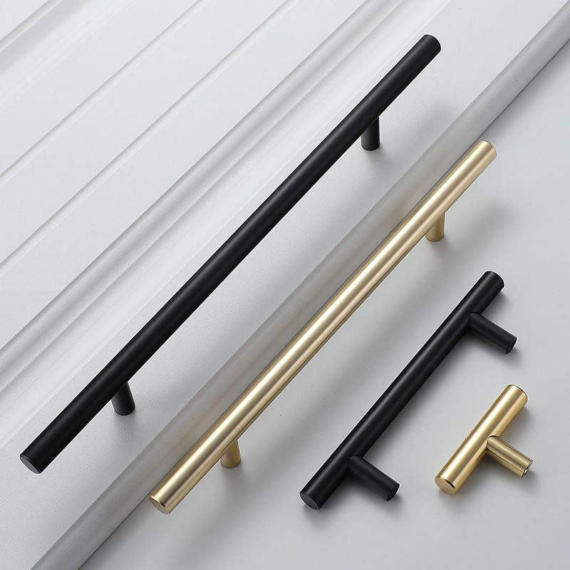 Modern Gold Brushed ตรงตู้จับล - Furniture Hardware Factory บทวิจารณ์และราคา