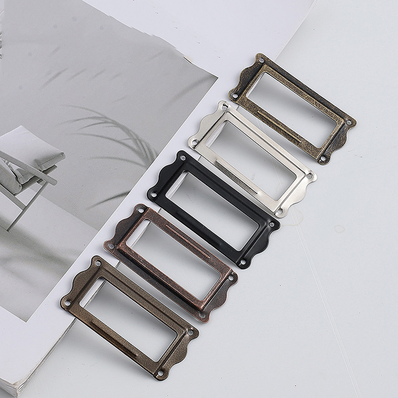 ผู้ถือป้ายวินเทจโบราณ Library  - Furniture Hardware Names บทวิจารณ์และราคา