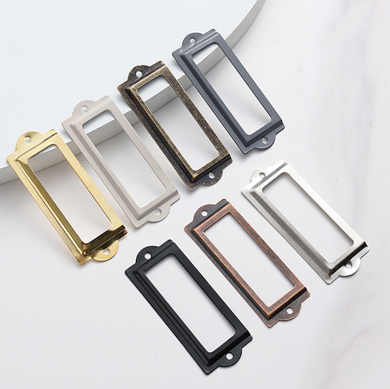 ผู้ถือป้ายวินเทจโบราณ Library  - Furniture Hardware Names บทวิจารณ์และราคา