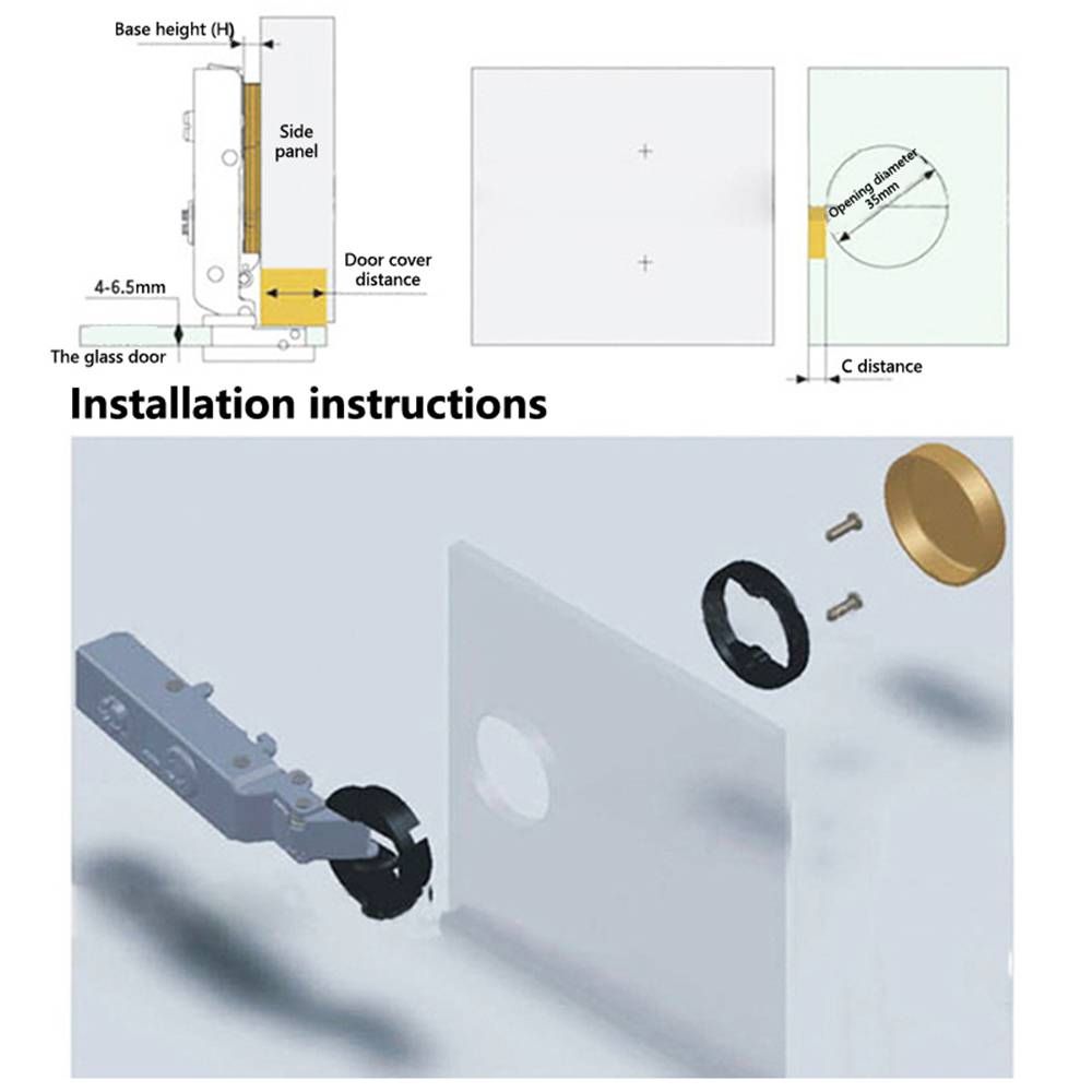 2PCS ที่มีประโยชน์ไม่มีฮาร์ดแว - Furniture And Hardware Supplies บทวิจารณ์และราคา