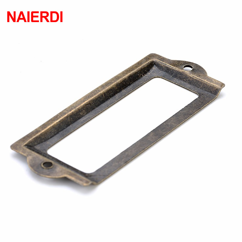 NAIERDI 82*30Mmทองเหลืองโบราณป - Furniture Hardware Names บทวิจารณ์และราคา