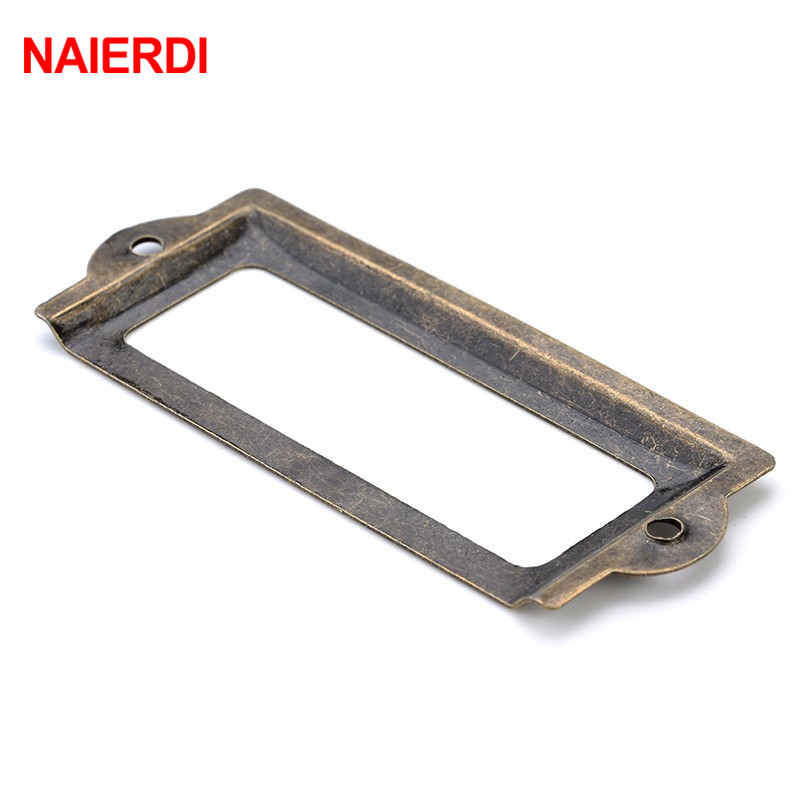 NAIERDI 82*30Mmทองเหลืองโบราณป - Furniture Hardware Names บทวิจารณ์และราคา