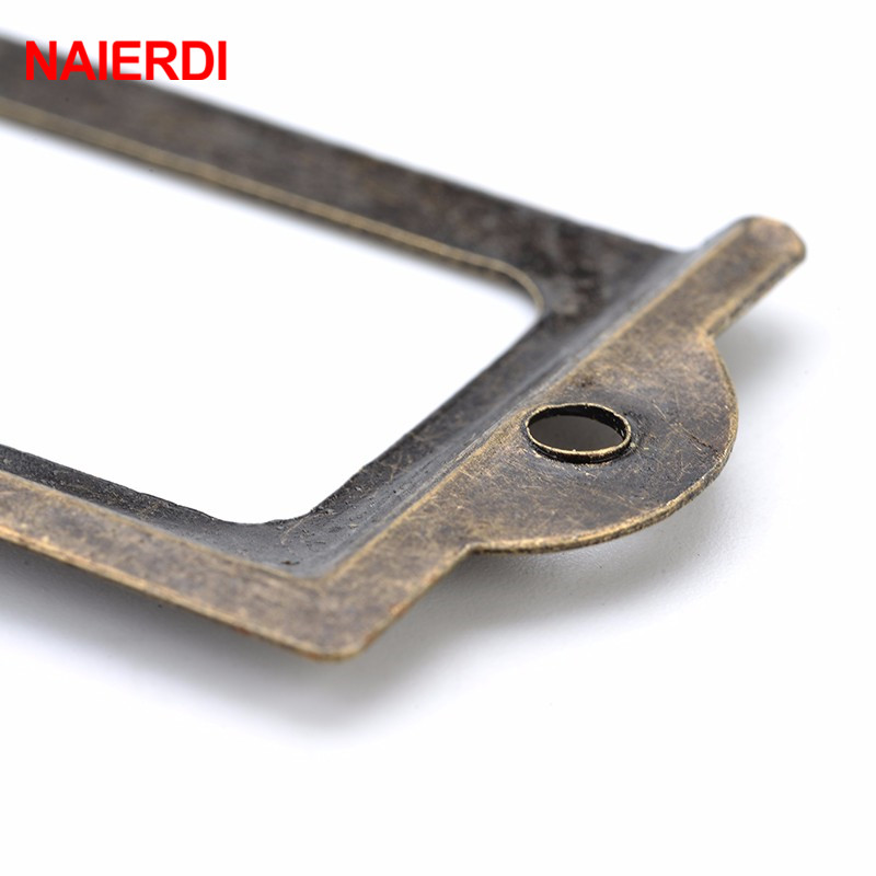 NAIERDI 82*30Mmทองเหลืองโบราณป - Furniture Hardware Names บทวิจารณ์และราคา