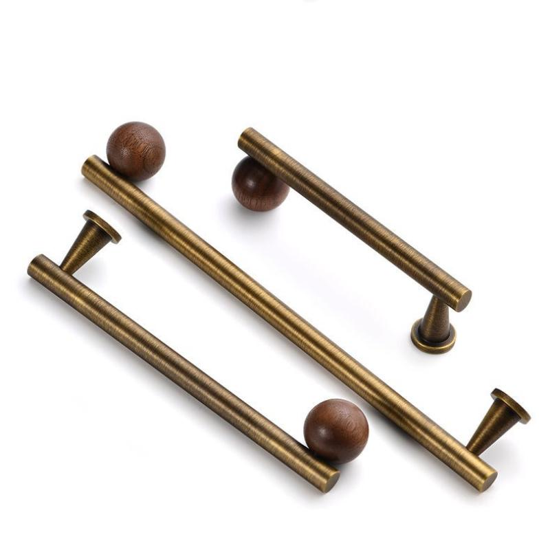 มือจับเฟอร์นิเจอร์ไม้วอลนัททอง - Furniture And Kitchen Hardware Fitting บทวิจารณ์และราคา