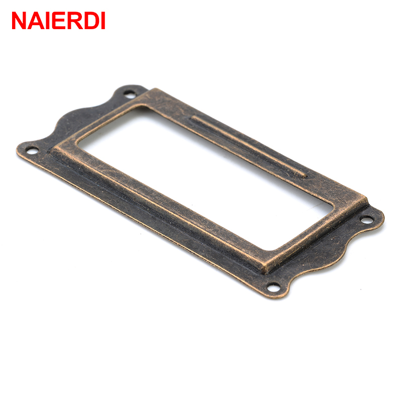 10pcs NAIERDI โบราณทองเหลือง 6 - Furniture Hardware Names บทวิจารณ์และราคา