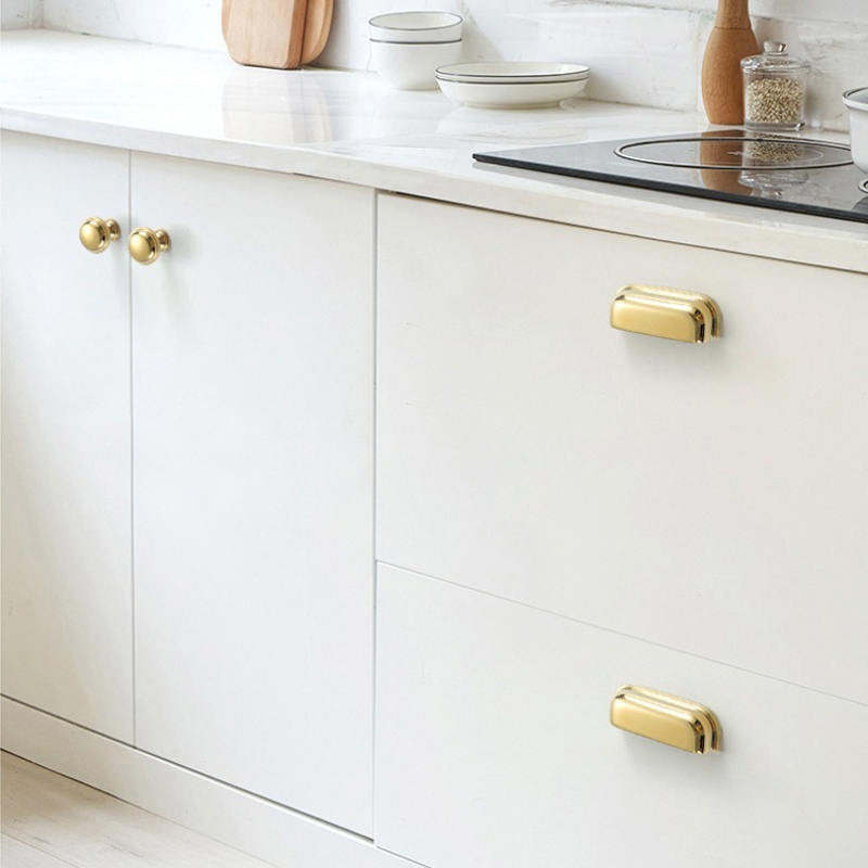 มือจับทองเหลืองแท้สไตล์ยุโรปสำ - Furniture And Kitchen Hardware Fitting บทวิจารณ์และราคา