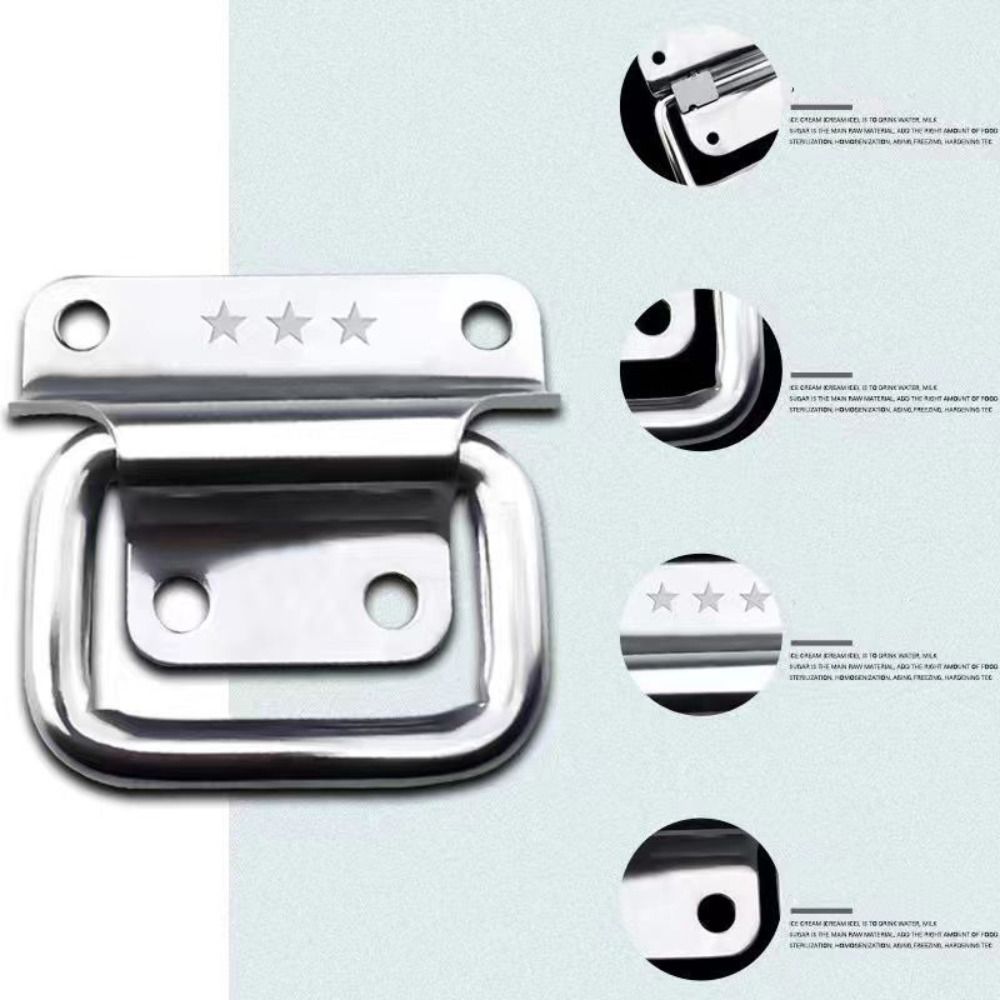 มือจับประตูแบบเรียบง่ายสีเงินพ - Furniture Hardware Factory บทวิจารณ์และราคา