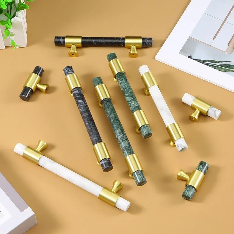 มือจับลิ้นชักทองเหลืองลายหินอ่ - Furniture And Hardware Supplies บทวิจารณ์และราคา