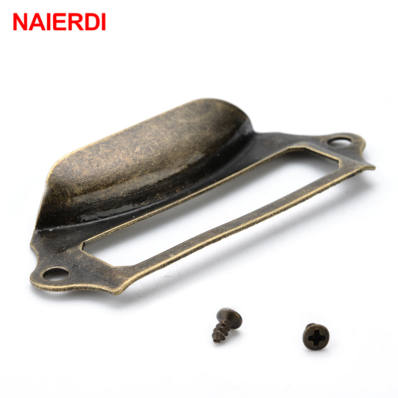 10pcs NAIERDI โบราณจับกล่องป้า - Furniture Hardware Names บทวิจารณ์และราคา