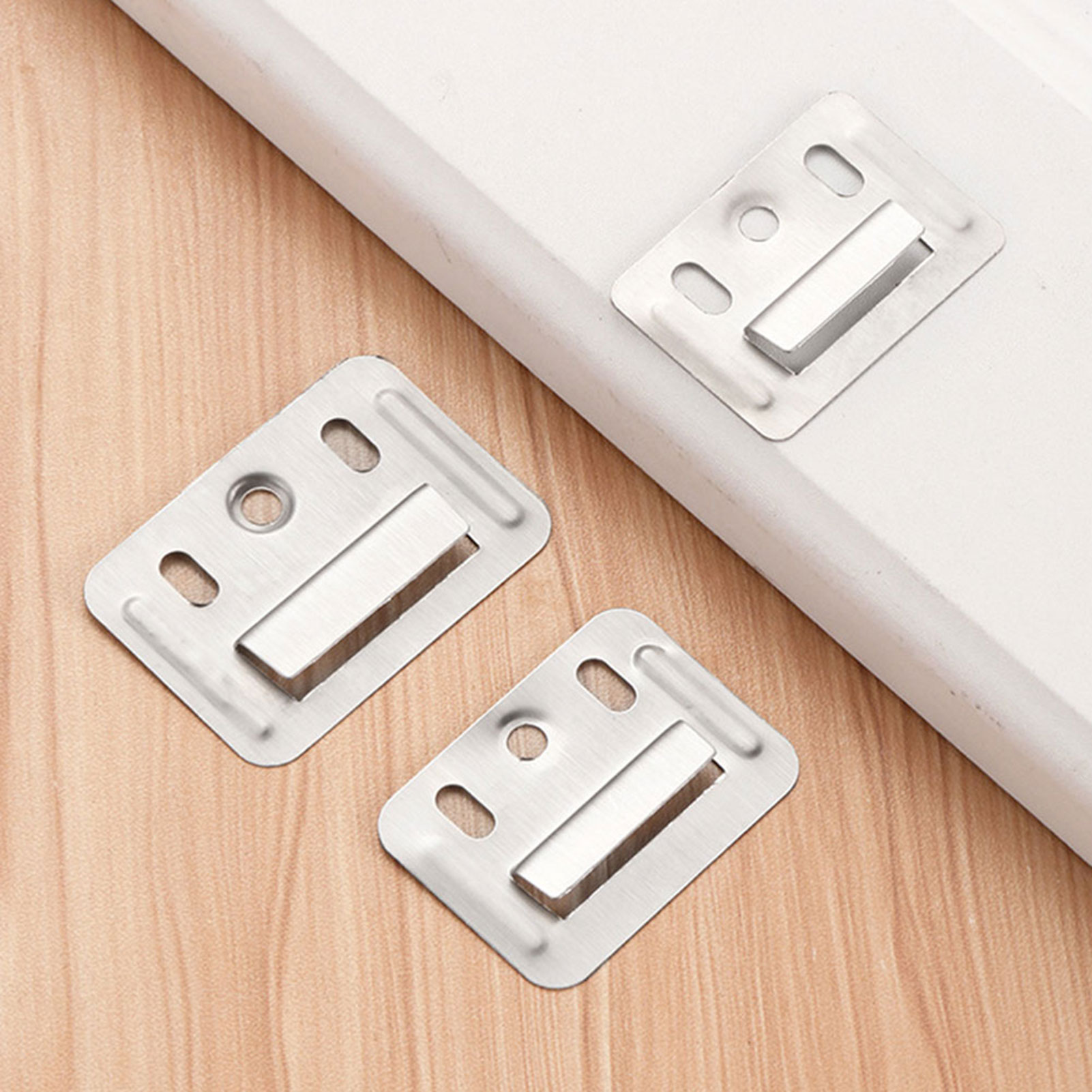 100pcs สแตนเลสสตีลคลิปการติดตั - Furniture And Hardware Supplies บทวิจารณ์และราคา