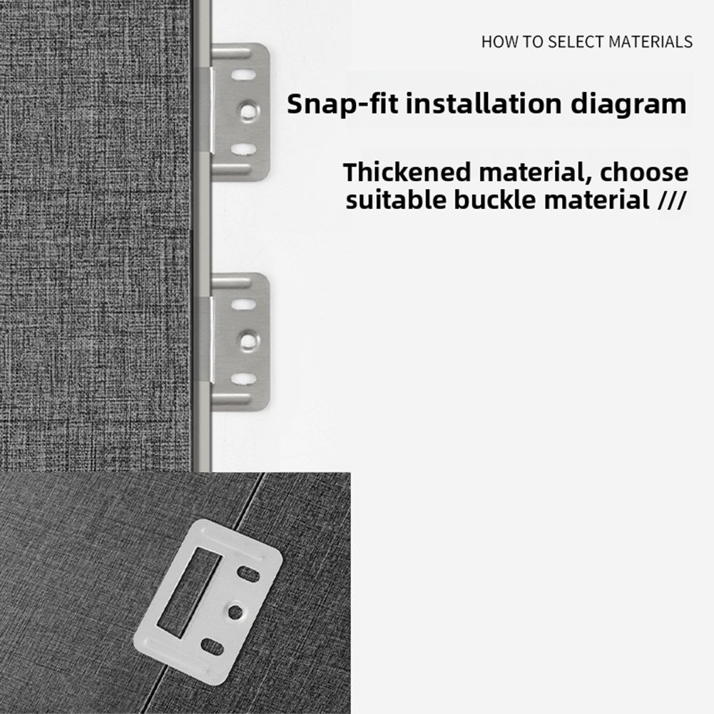 100pcs สแตนเลสสตีลคลิปการติดตั - Furniture And Hardware Supplies บทวิจารณ์และราคา
