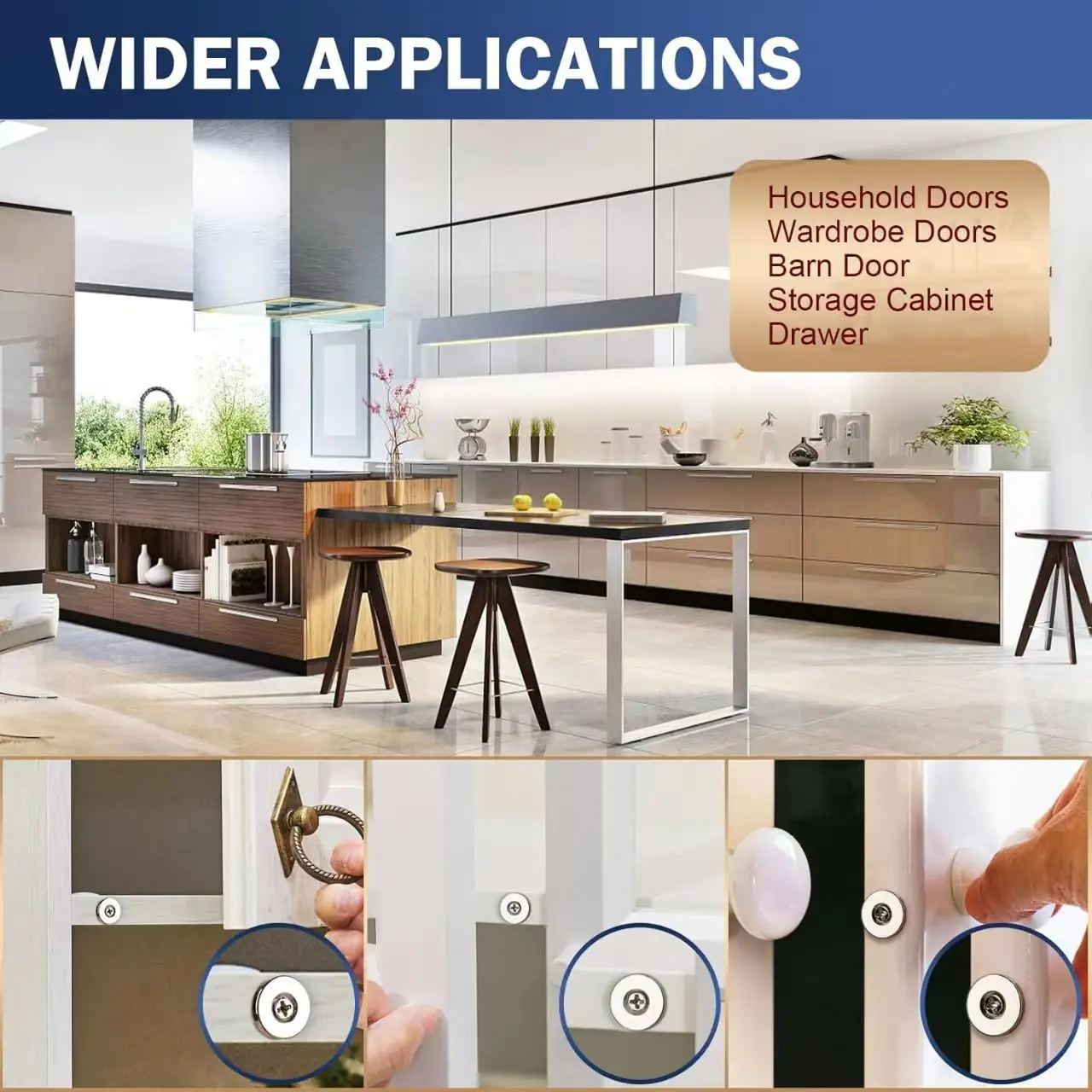 แม่เหล็กปิดประตูตู้แบบซ่อน แม่ - Furniture Hardware And Fittings บทวิจารณ์และราคา