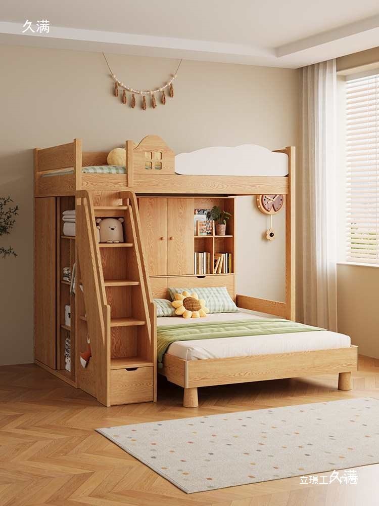 เตียงสองชั้นไม้จริงแบบซ้อนกัน  - Furniture Hardware Lowes บทวิจารณ์และราคา