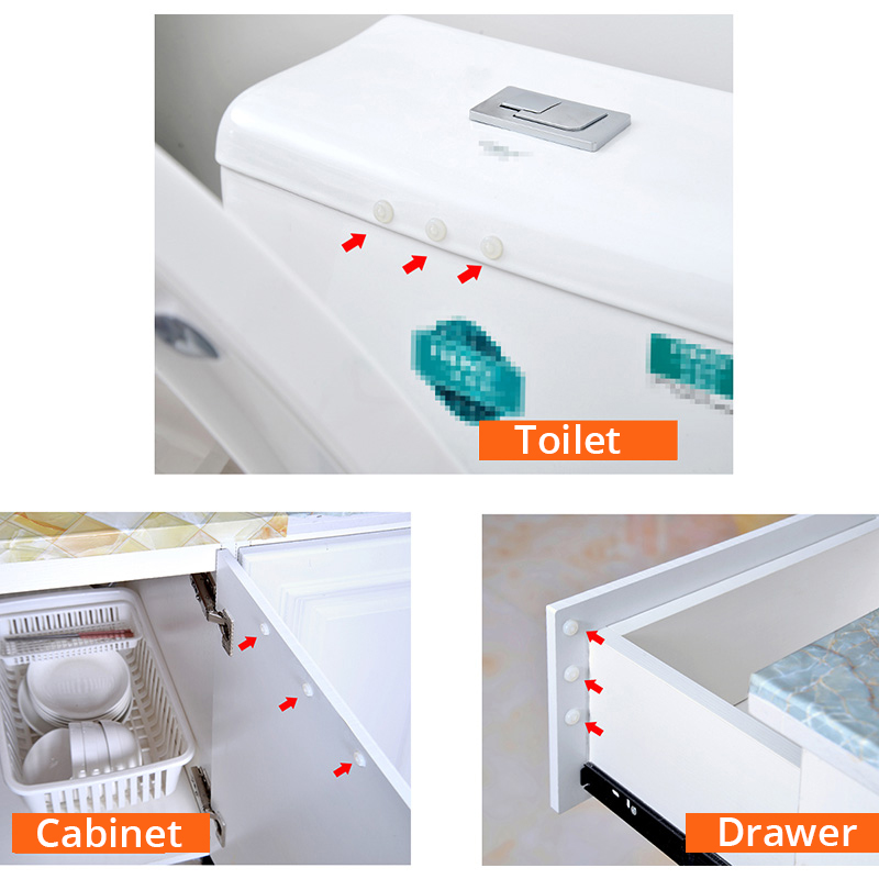 KAK 50-80 GrainซิลิโคนประตูPad - Furniture Hardware Fitting บทวิจารณ์และราคา