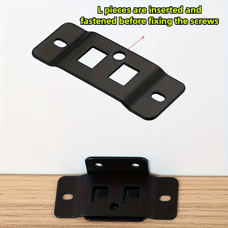 ขายึดโลหะชนิด L แบบหนัก 60 ชิ้ - Furniture Screw Type บทวิจารณ์และราคา