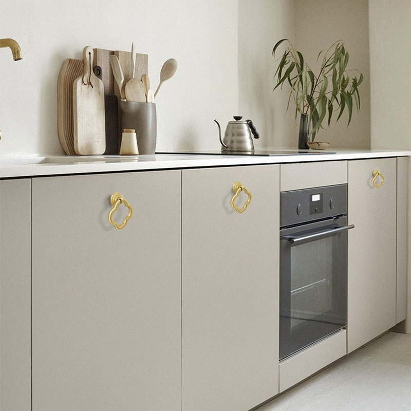 มือจับเฟอร์นิเจอร์ทองเหลืองสไต - Furniture And Kitchen Hardware Fitting บทวิจารณ์และราคา