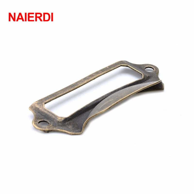 NAIERDI 5pcs โลหะทองเหลืองโบรา - Furniture Hardware Names บทวิจารณ์และราคา