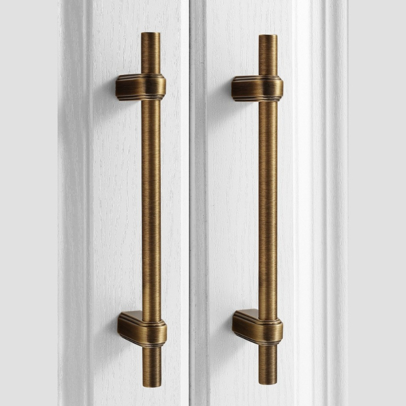 มือจับทองเหลืองโบราณสำหรับเฟอร - Furniture And Kitchen Hardware Fitting บทวิจารณ์และราคา