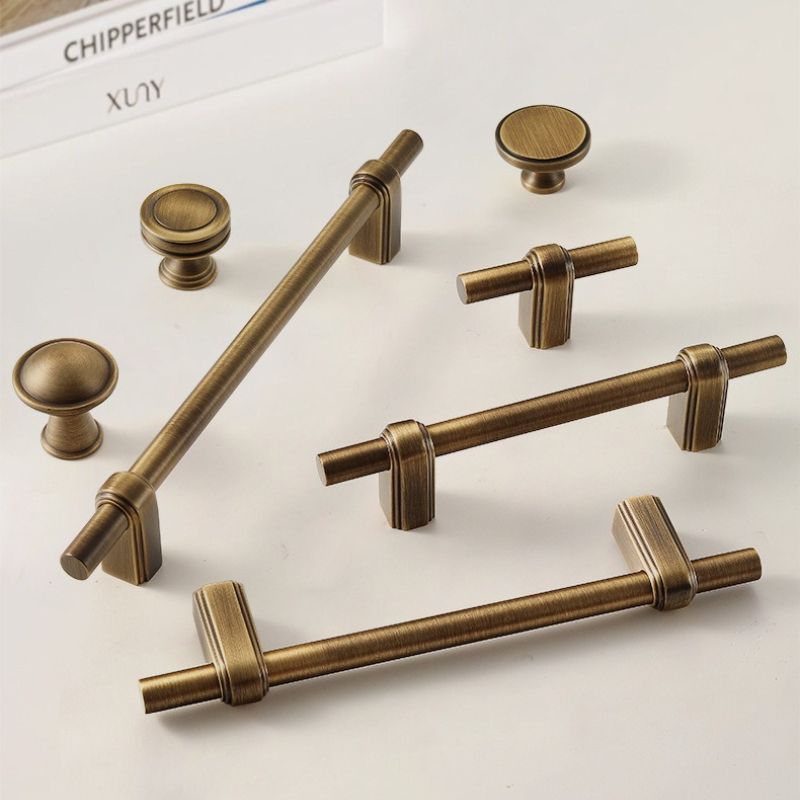 มือจับทองเหลืองโบราณสำหรับเฟอร - Furniture And Kitchen Hardware Fitting บทวิจารณ์และราคา