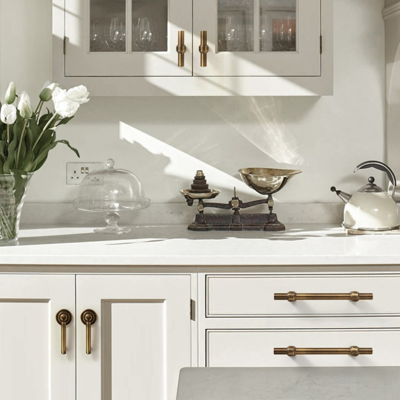 มือจับทองเหลืองโบราณสำหรับเฟอร - Furniture And Kitchen Hardware Fitting บทวิจารณ์และราคา