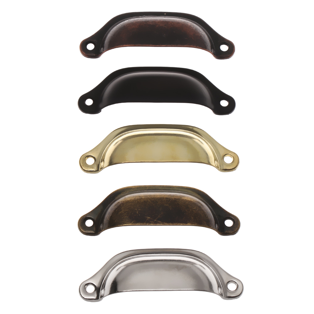 2PCS ทองเหลืองโบราณเชลล์จับ Re - Furniture And Kitchen Hardware Fitting บทวิจารณ์และราคา
