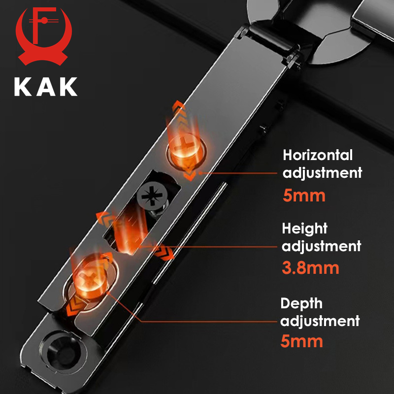 KAK 2PCS ตู้ครัวบานพับซ่อนสีดำ - Furniture And Kitchen Hardware Fitting บทวิจารณ์และราคา