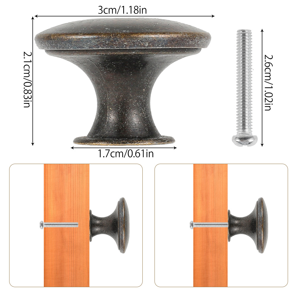 มือจับแบบดึงสไตล์เรโทร 12 ชิ้น - Furniture And Kitchen Hardware Fitting บทวิจารณ์และราคา
