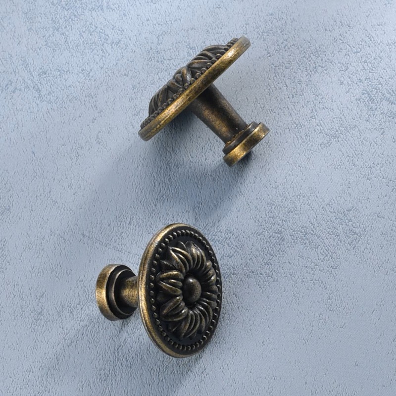 2 ชิ้นโทนสีบรอนซ์ย้อนยุคโลหะผส - Furniture And Kitchen Hardware Fitting บทวิจารณ์และราคา