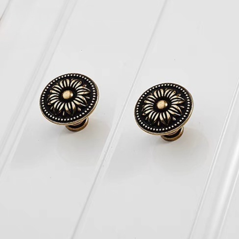 2 ชิ้นโทนสีบรอนซ์ย้อนยุคโลหะผส - Furniture And Kitchen Hardware Fitting บทวิจารณ์และราคา